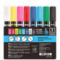uni&reg; POSCA PC-5BR, Water-Based Brush Tip Paint Markers (8 Pack) - 321364000