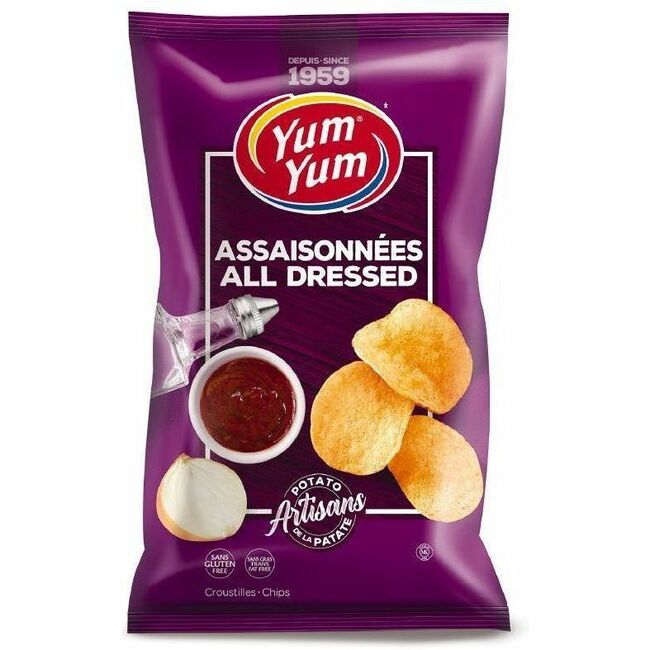 Yum Yum All Dressed Potato Chips