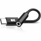 Blu Element USB-C to 3.5mm Headphone Jack Adapter Black - 117-0574