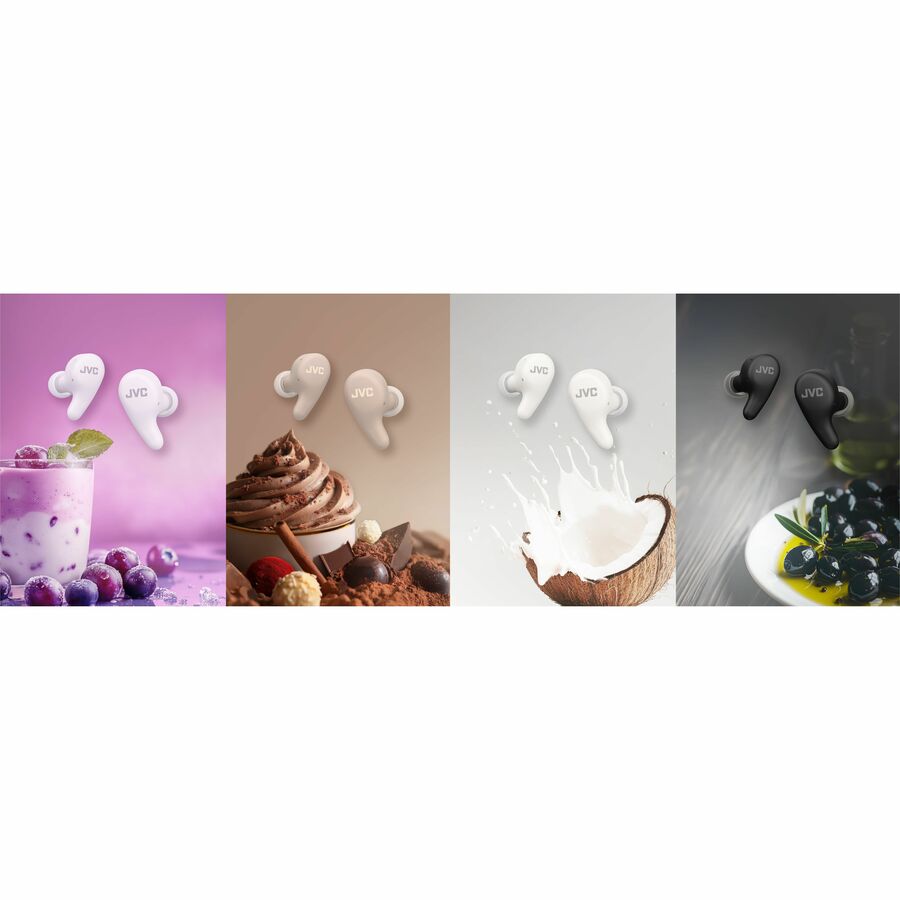 JVC Gumy Wireless Noise Cancelling Earbuds - HA-A23T-W