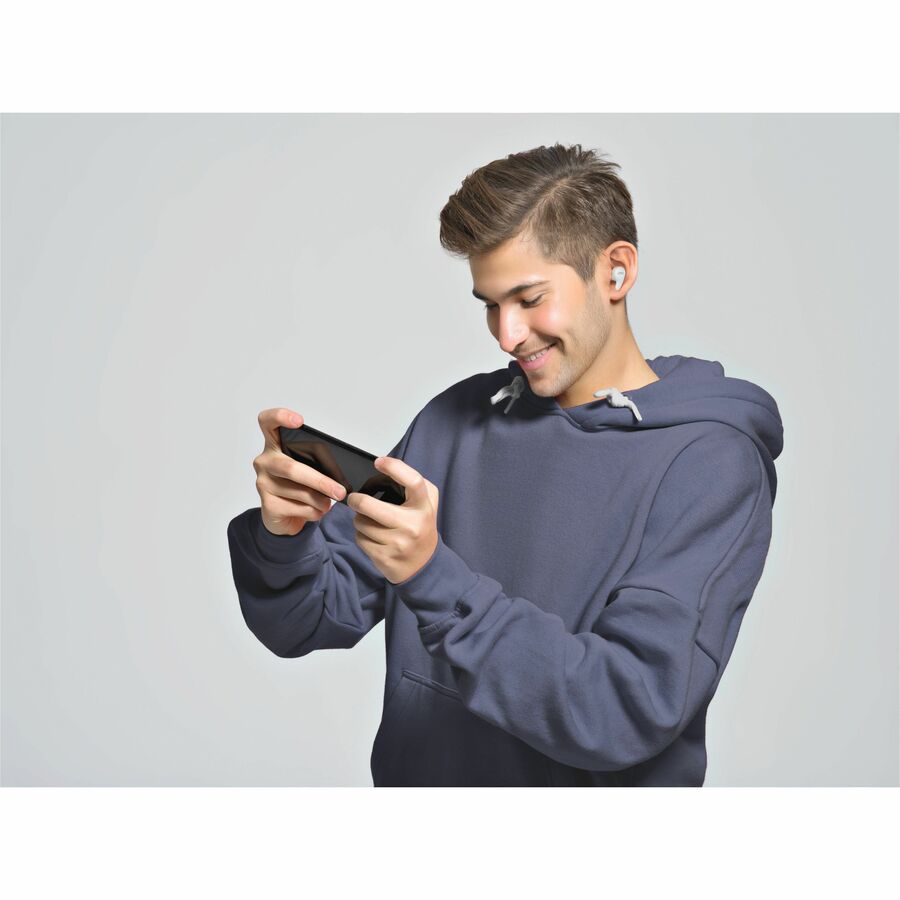 JVC Gumy Wireless Noise Cancelling Earbuds - HA-A23T-W