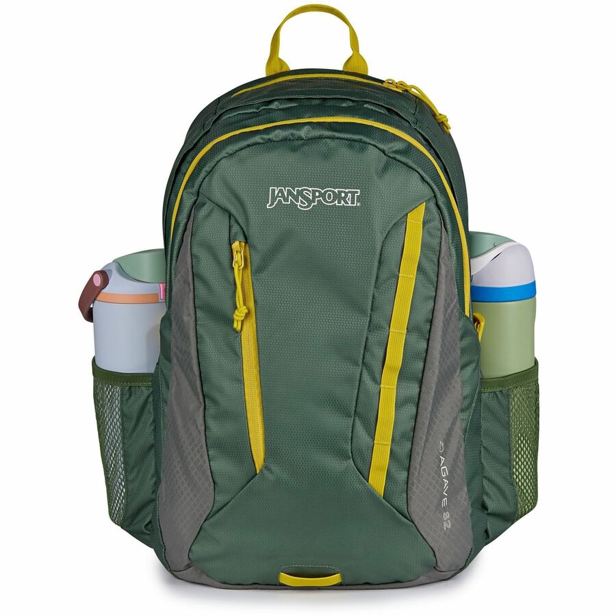 Jansport Agave Carrying Case (Backpack) for 15" Notebook - Cargo Green - JS00T14FKM1