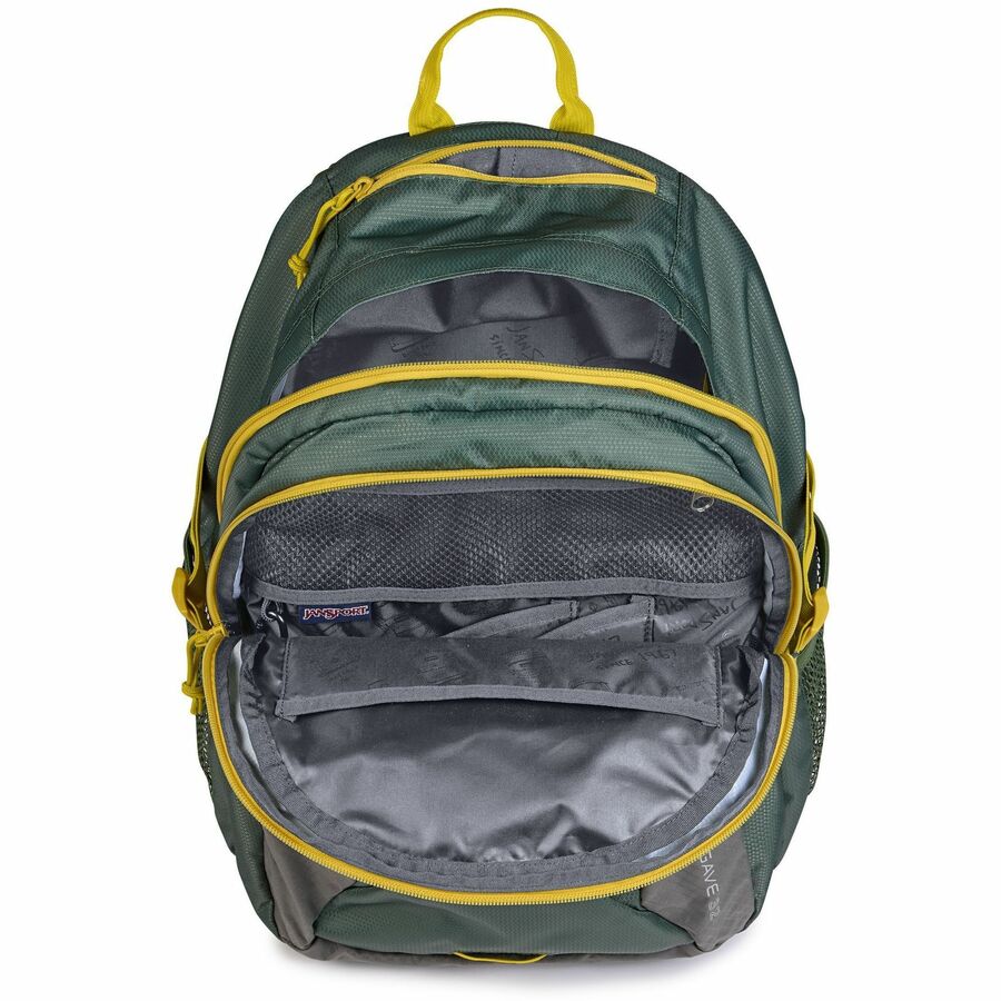 Jansport Agave Carrying Case (Backpack) for 15" Notebook - Cargo Green - JS00T14FKM1