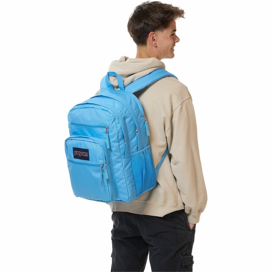 Jansport BIG STUDENT Carrying Case (Backpack) for 15" Notebook - Electric Azul - JS0A47JKDH4