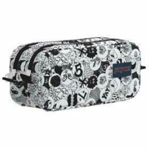 Jansport Carrying Case Pencil - Black, White