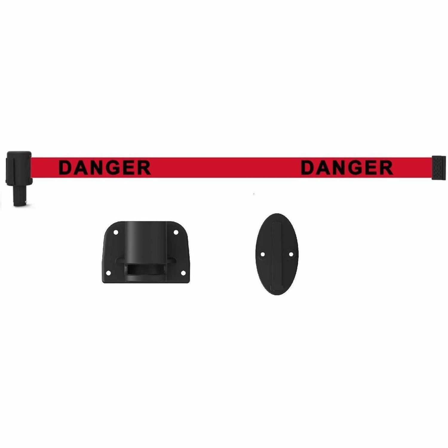 3M PLUS Wall Mount System, Red Double-Sided "Danger"
