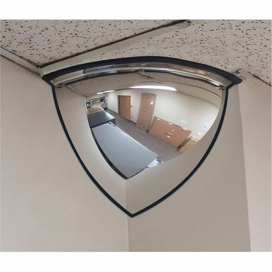 Zenith Safety Products 90&deg; Dome Mirror, Quarter Dome, Open Top, 20" Diameter