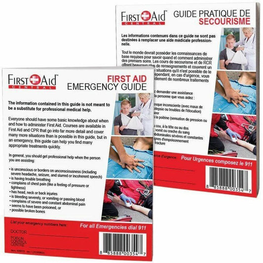 First Aid Central Guide (EN/FR) Printed Book