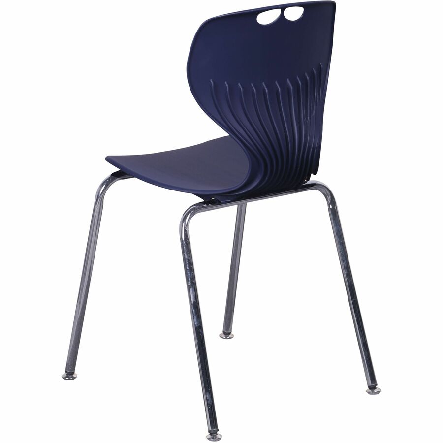 HDL Sofia Educational 16" Chair With Post Leg Base - EDU-SOFIA-LEG-16-BU-CR