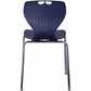 HDL Sofia Educational 16" Chair With Post Leg Base - EDU-SOFIA-LEG-16-BU-CR