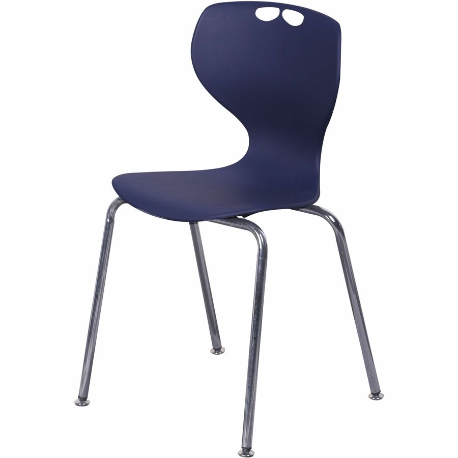 HDL Sofia Educational 16" Chair With Post Leg Base - EDU-SOFIA-LEG-16-BU-CR