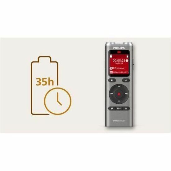 Philips VoiceTracer DVT2075 Digital Voice Recorder - DVT 2075