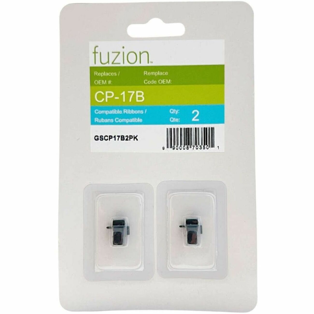 fuzion Compatible Ink Roller for Canon CP-17B - Black