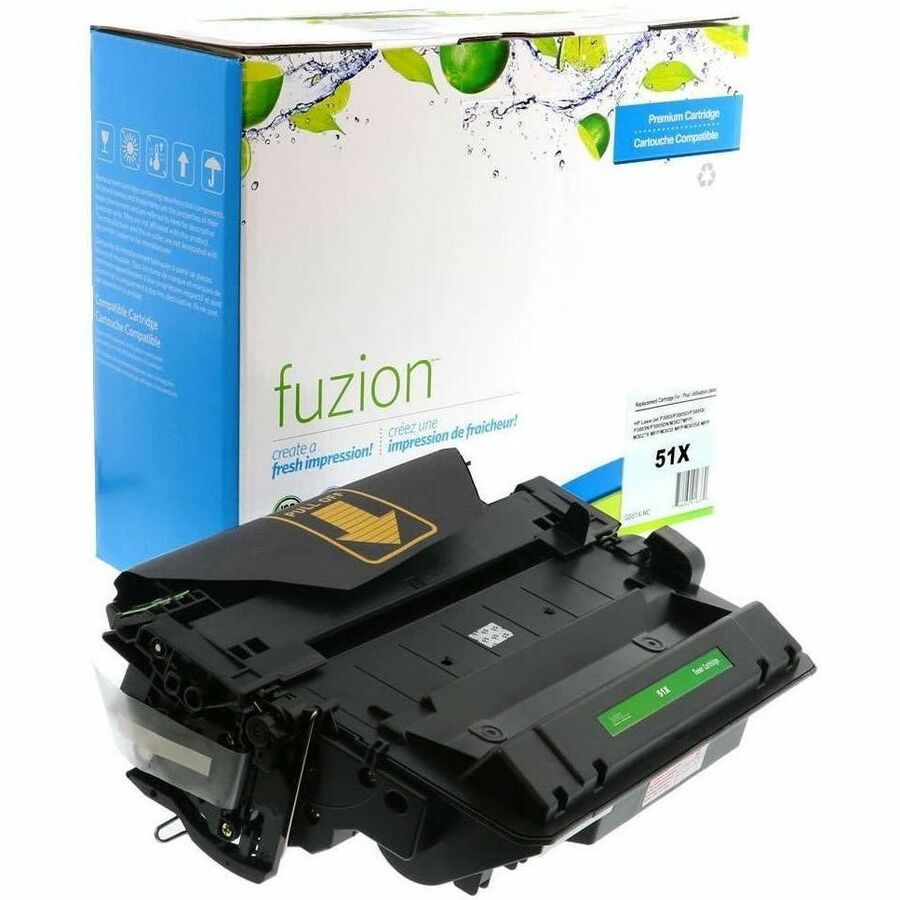 fuzion Compatible Toner High Yield for HP Q7551X (51X) - Black