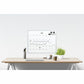 Quartet 20" x 16" Aluminum Frame Dry Erase Calendar - 6447416060