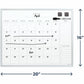 Quartet 20" x 16" Aluminum Frame Dry Erase Calendar - 6447416060
