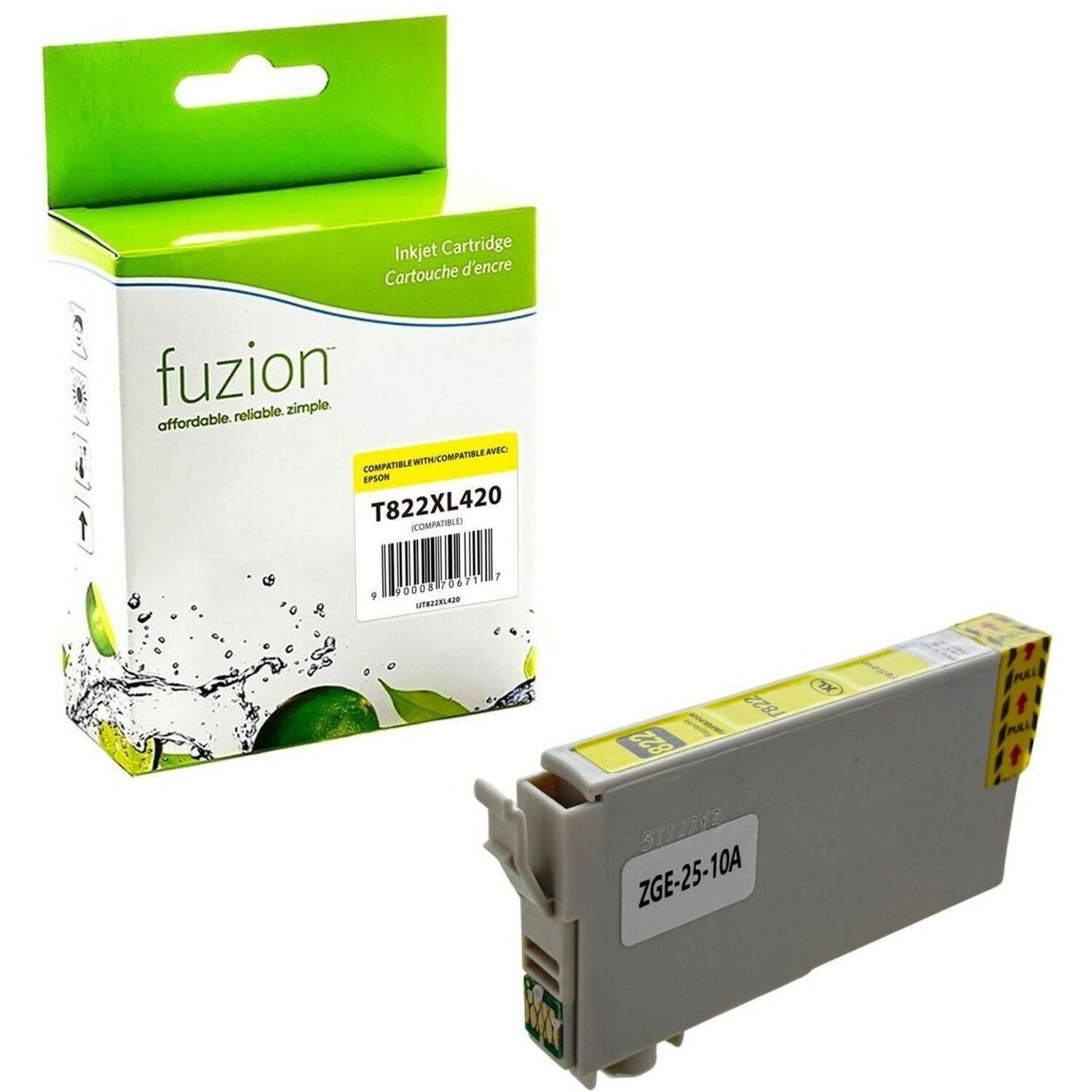 fuzion Epson T822XL420 Compatible Inkjet - Yellow