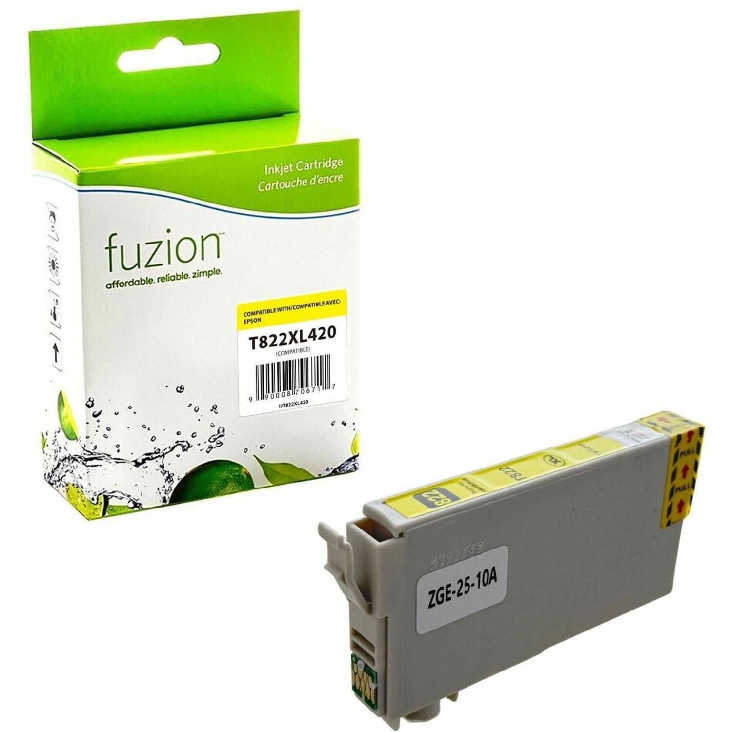 fuzion Epson T822XL420 Compatible Inkjet - Yellow