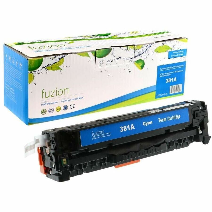fuzion Compatible Toner for HP CF381A (312A) - Cyan