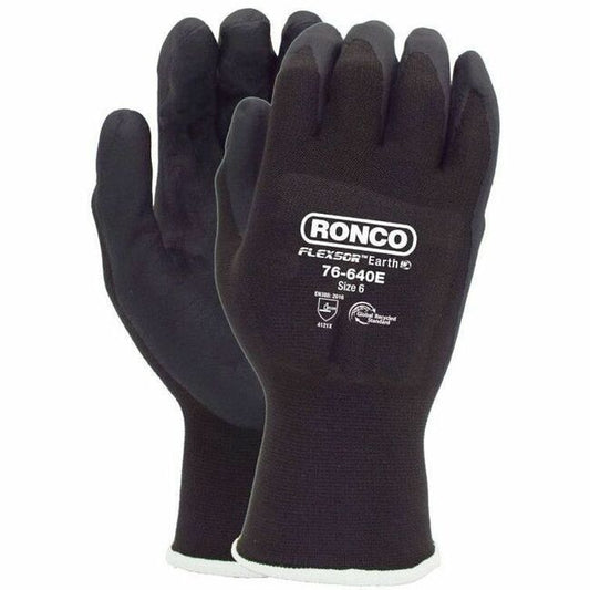 RONCO Flexsor Earth 76-640E Work Gloves