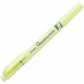Pentel Illumina Flex Dual Tip Highlighters Pastel Yellow 10/box - SLW11P-G-NVXC