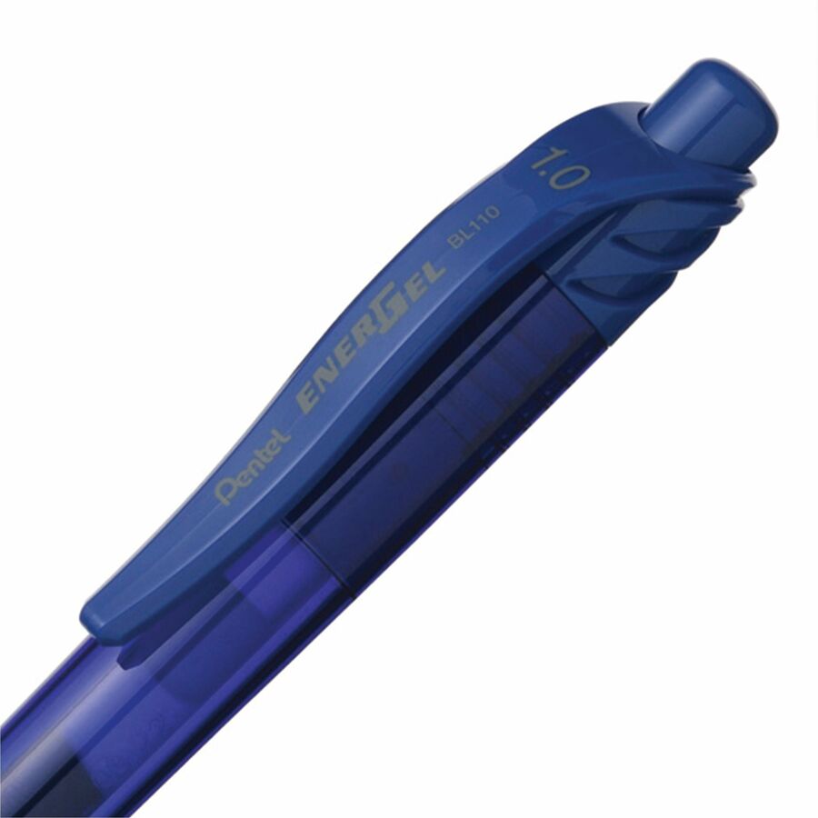 Pentel EnerGel-X Retractable Gel Roller, (1.0mm) Metal Tip, Blue Ink - BL110-C-NVXC