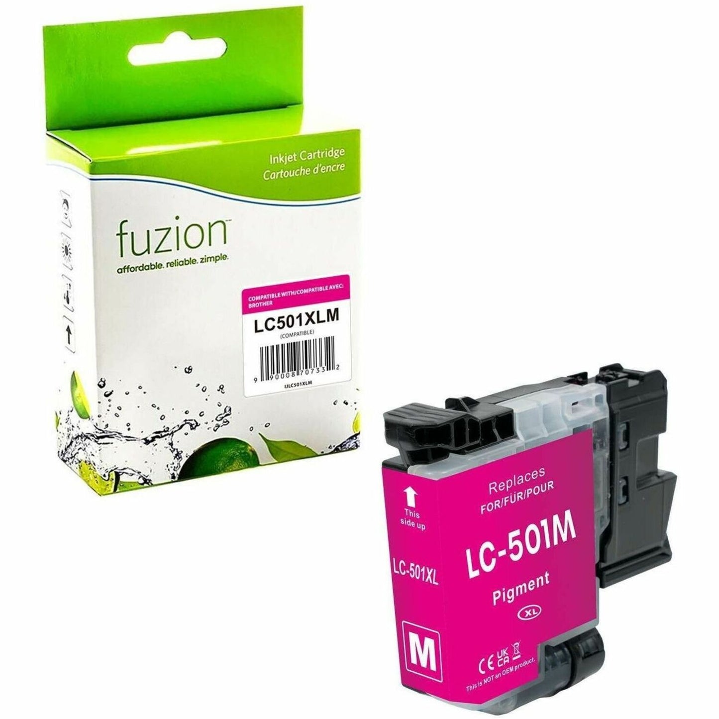 fuzion Compatible Inkjet for Brother LC501XLMS - Magenta