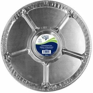 Chef Elite Round 5-Compartment Tray - 16" dia.