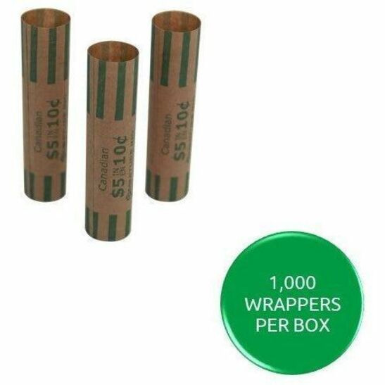 Northern Specialty Supplies Crimped-End Canadian Coin Wrappers - 57110