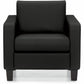 Suburb Lounge Chair, LuxPlus Black - MVL13051 L01P L01P ST