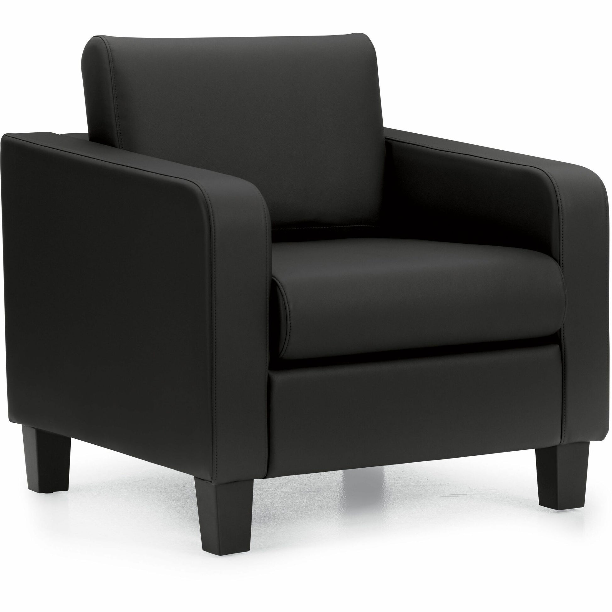 Suburb Lounge Chair, LuxPlus Black
