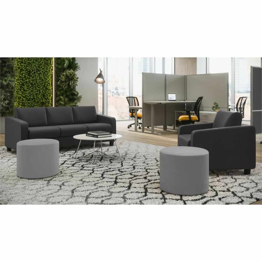 Suburb Three Seat Sofa, LuxPlus Black - MVL13053 L01P L01P ST