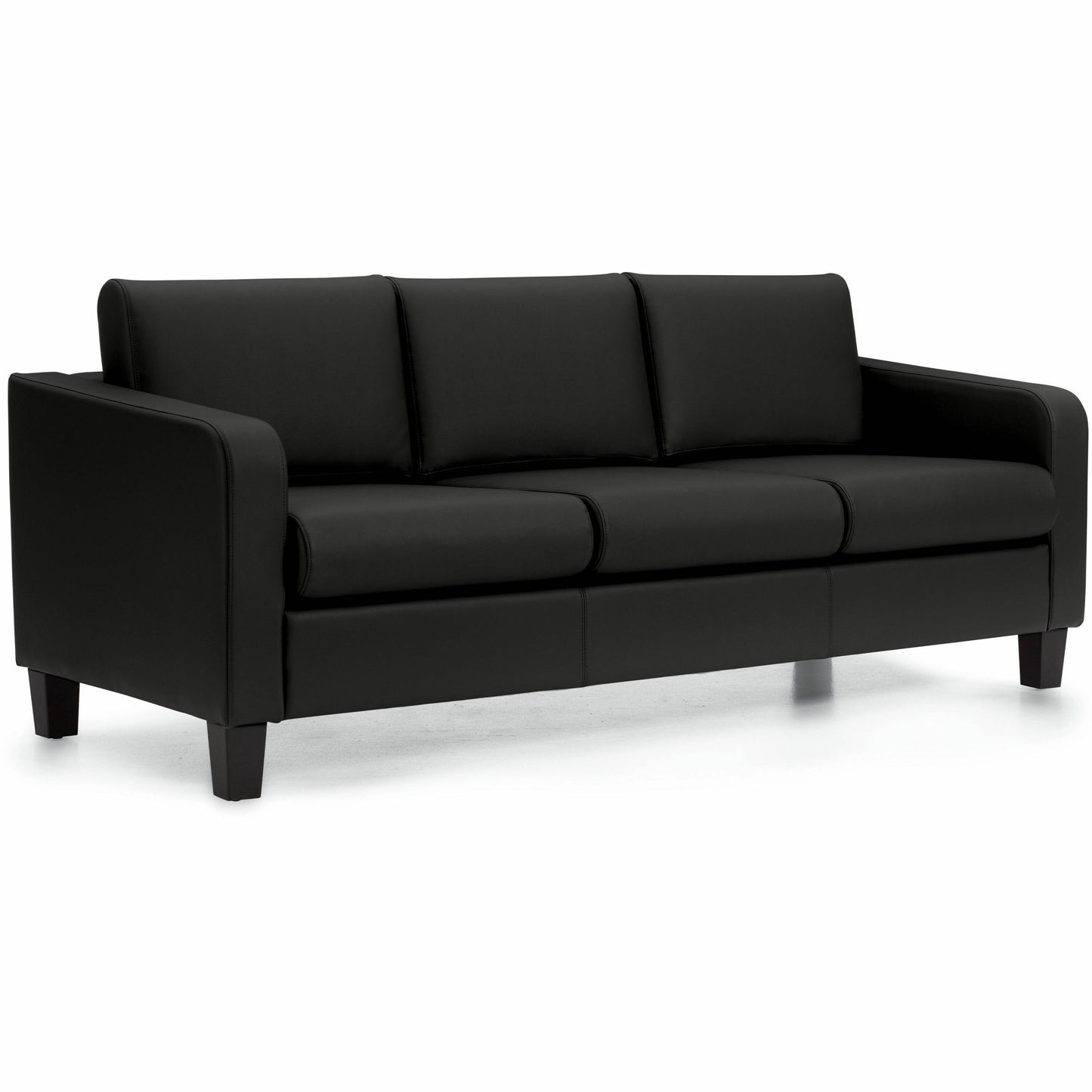 Suburb Three Seat Sofa, LuxPlus Black