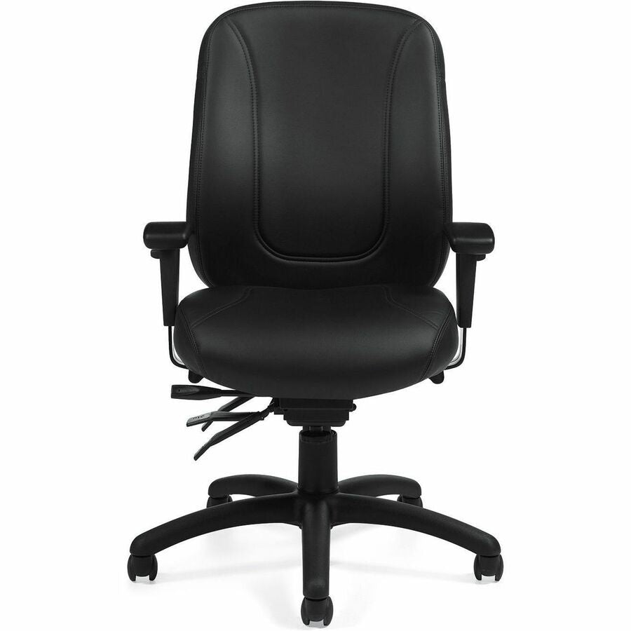 Global Overtime High Back Multi-Tilter Chair - MVL2756 L01P L01P BLK 3S HP QS 4S
