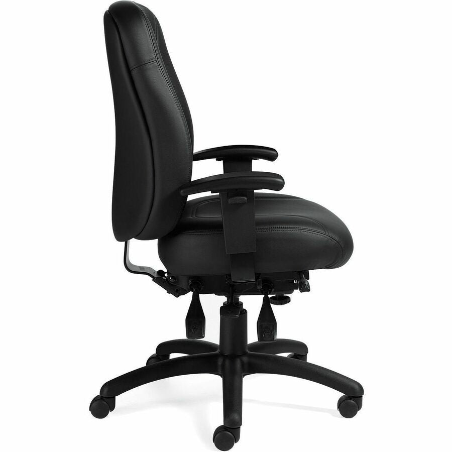 Global Overtime High Back Multi-Tilter Chair - MVL2756 L01P L01P BLK 3S HP QS 4S