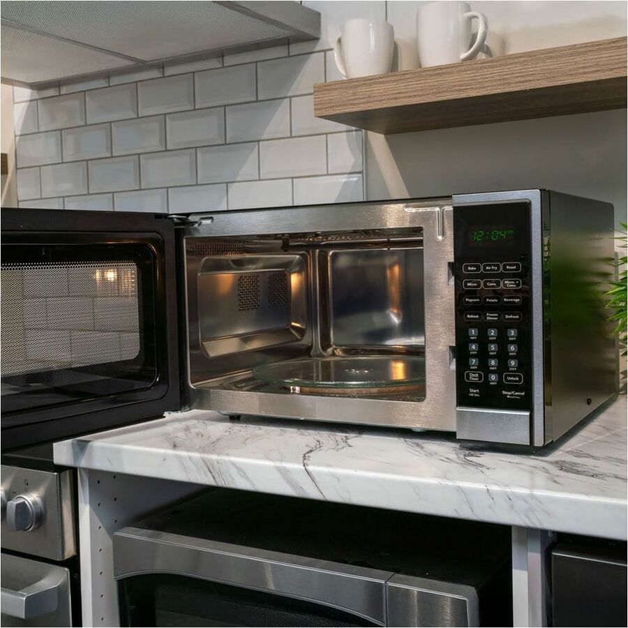 Danby 1.3 cu. ft. Multifunction Countertop Microwave with Air Fry in Stainless Steel - DBMW1361ABSS