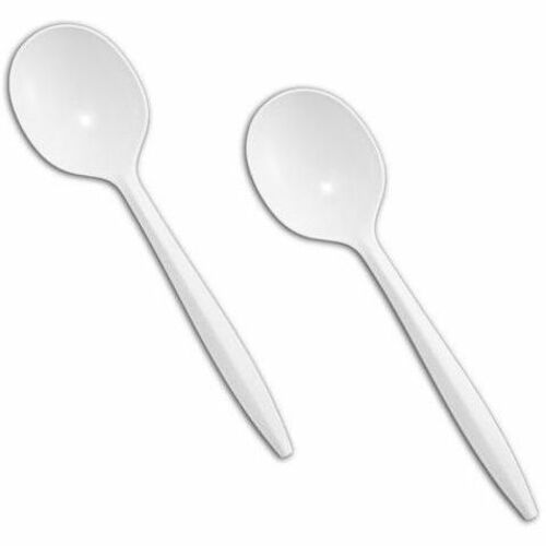 Dorfin Table Accents - Polypropylene Soup Spoons - 5.5"