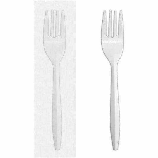 Dorfin Table Accents - Polypropylene Forks - 5.9" - Individually Wrapped