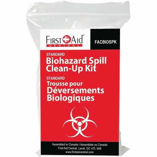 First Aid Central Standard Biohazard Spill Clean-up Kit