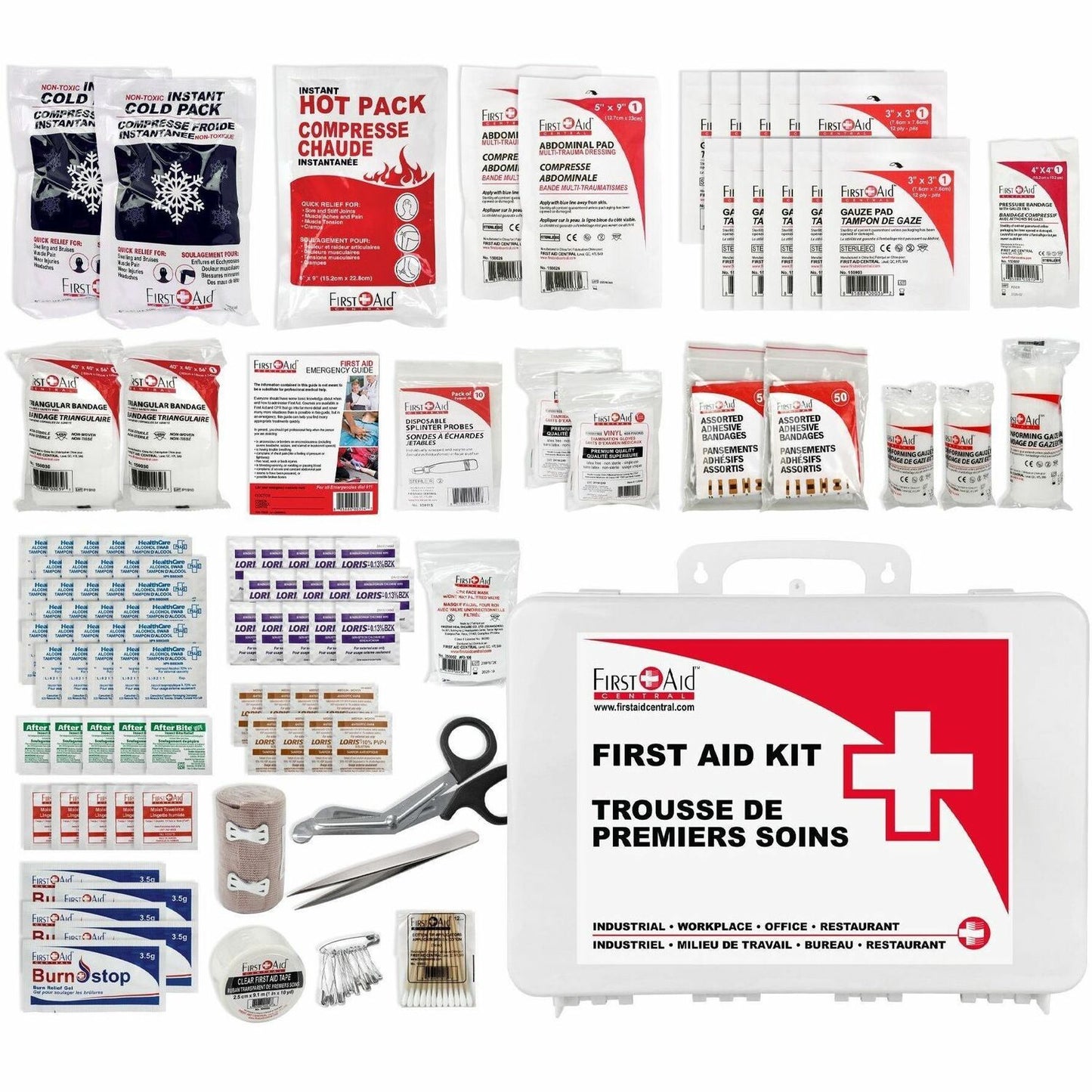 First Aid Central First Aid Kit Deluxe