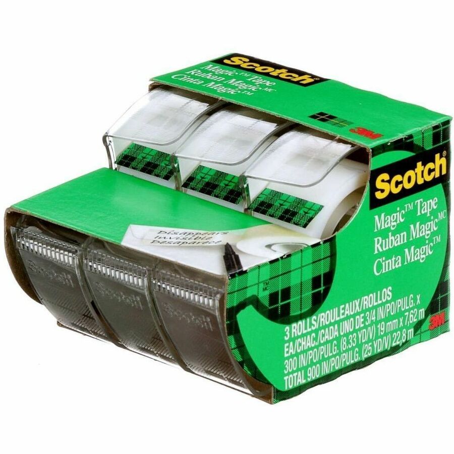 Scotch Magic Tape, 3105-ESF, 3/4 in x 300 in (19 mm x 7.62 m) - 3105-ESF