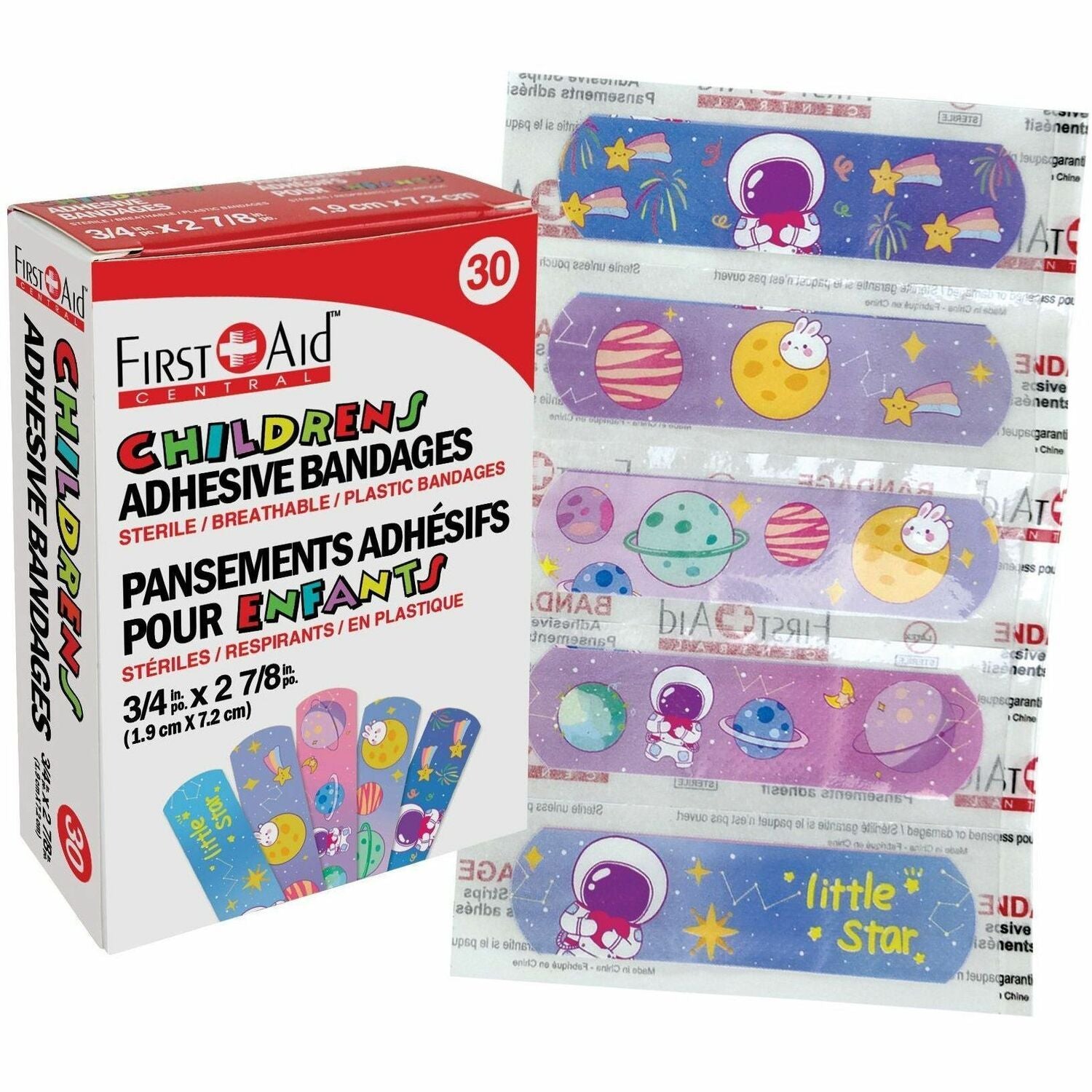 First Aid Central Children's Adhesive Bandages