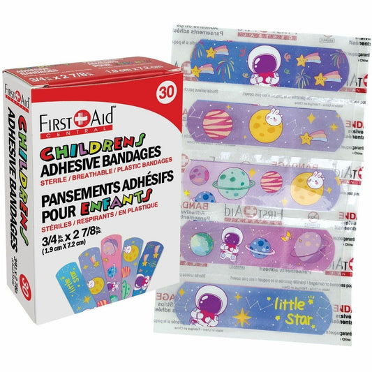 First Aid Central Children's Adhesive Bandages