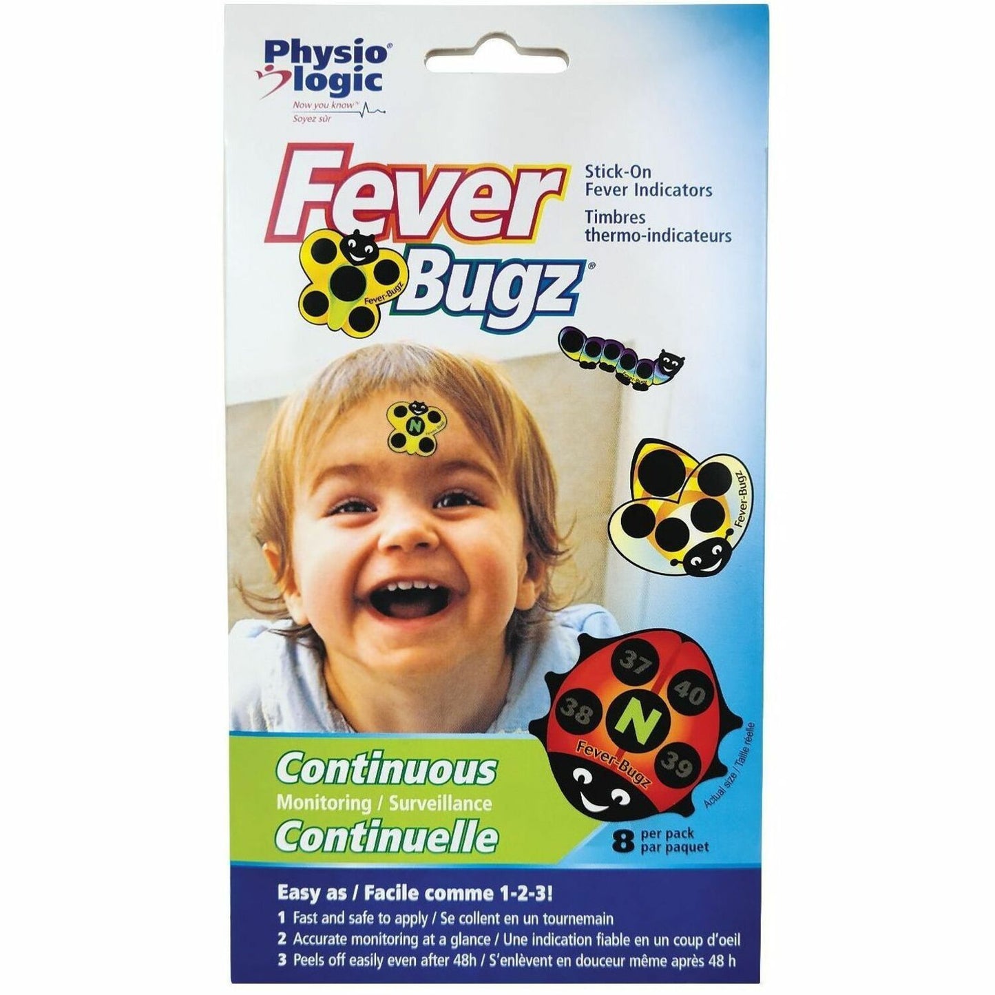 First Aid Central Fever-Bugz Stick-On Fever Indicators