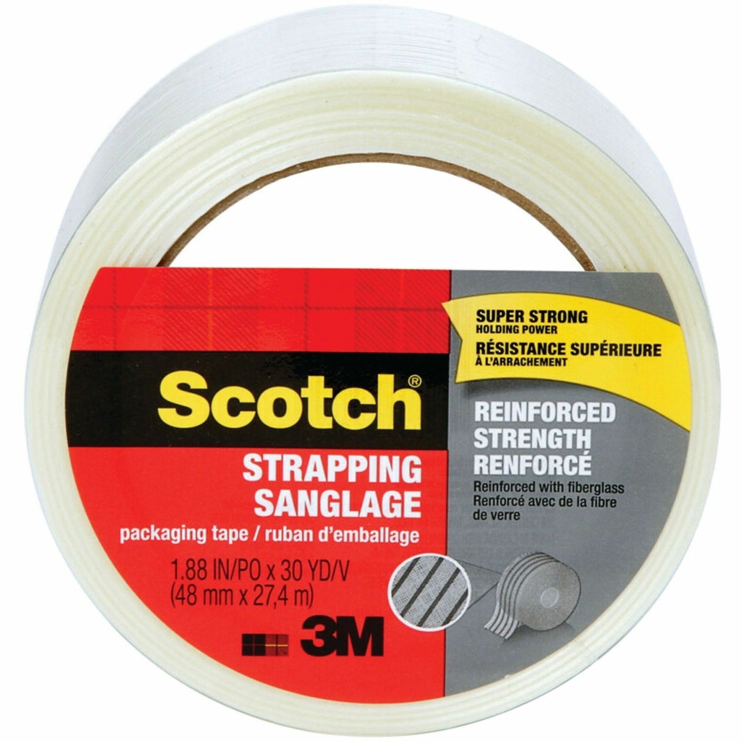 Scotch Reinforced Strapping Shipping Tape