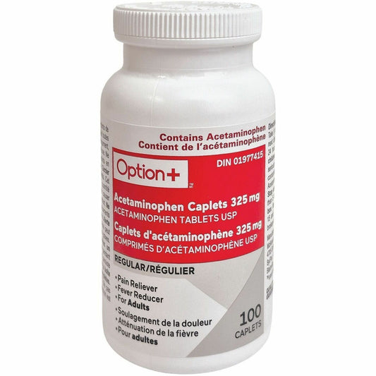 Option+ Acetaminophen Tablets Regular Strength
