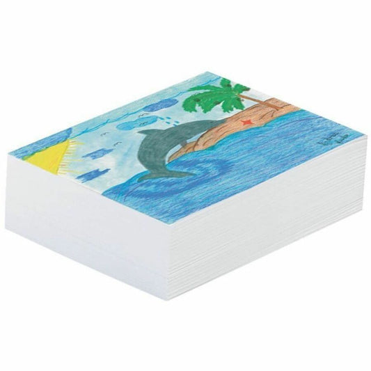 Pacon&reg; Newsprint Paper, White, 8-1/2" x 11" , 500 Sheets
