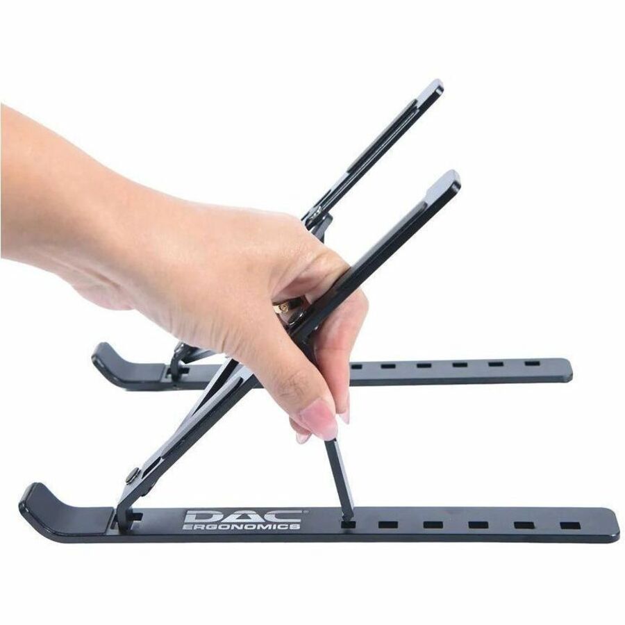 DAC&reg; MP-222 Portable and Adjustable Laptop/Tablet Stand, Black - MP-222