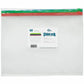 Merangue 6531-5000-00-000 - 5 Pack Letter Size Poly Envelope Colour Zipper - 6531-5000-00-000
