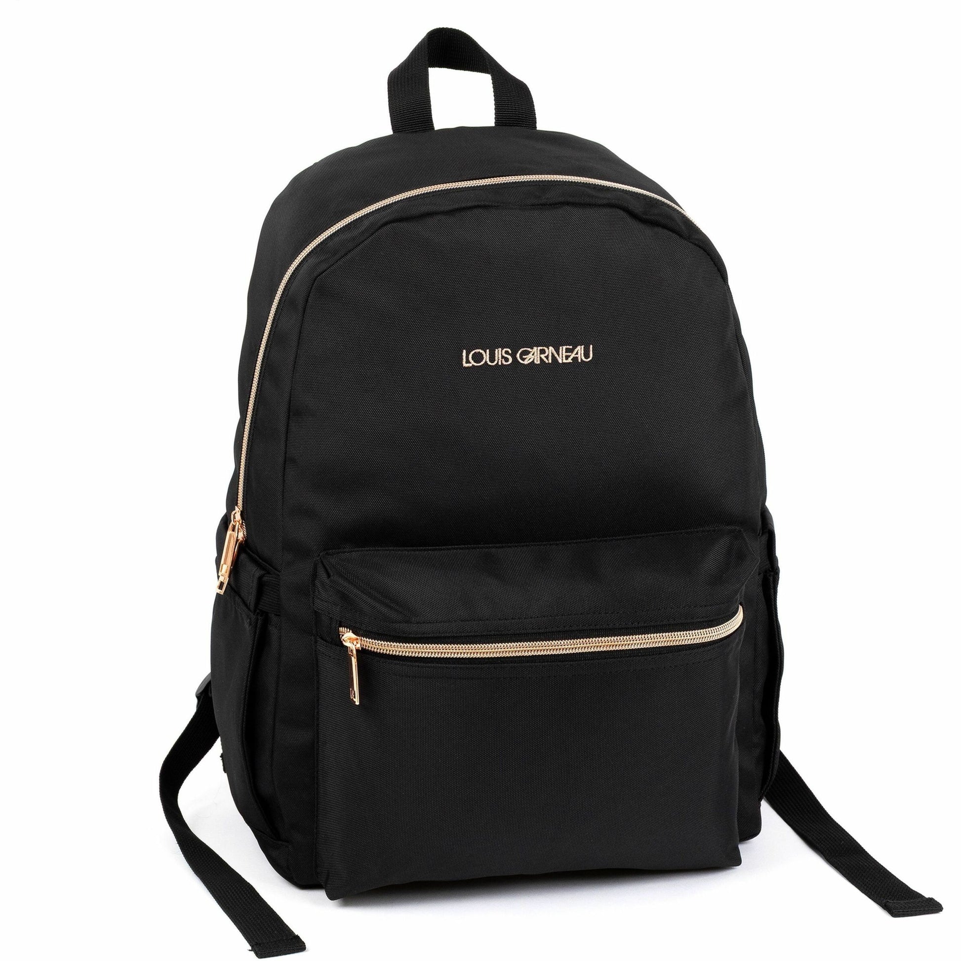 Louis Garneau Carrying Case (Backpack) Notebook - Black, Rose Gold